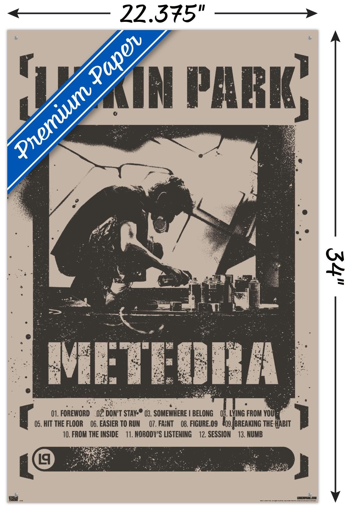 Amazon.com: Trends International Linkin Park - Meteora Wall Poster